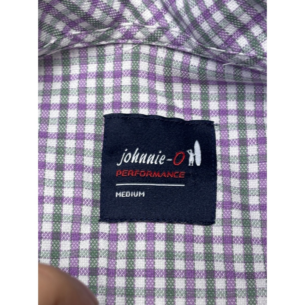 Johnnie-O Performance Gingham Button Down Shirt M… - image 4